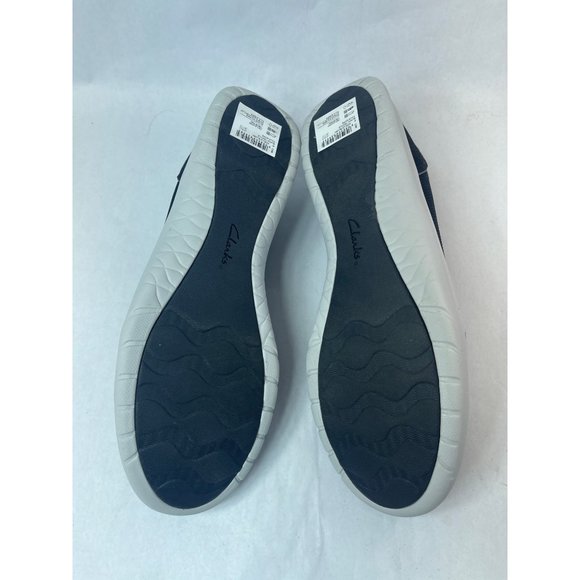Clarks Adella Comfort Cushion Soft Cloud Steppers Flat Black size 11 - Picture 7 of 11